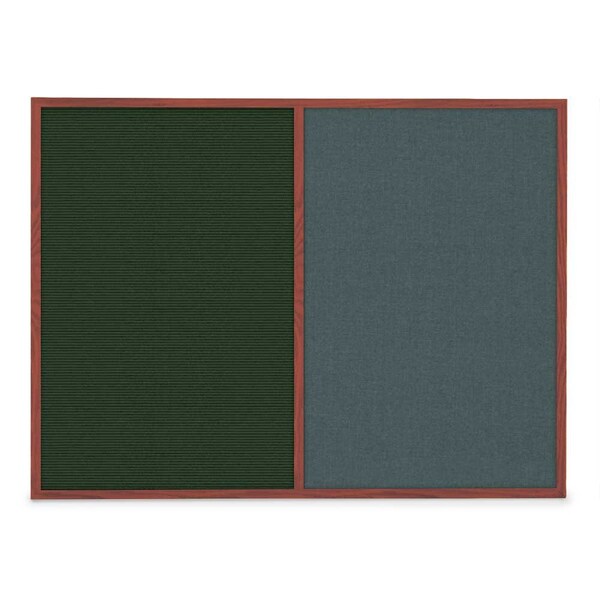 Sliding Door Indoor Enclosed Corkboard, 3